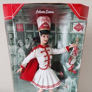 2001 Mattel Coca-Cola Collector Edition Majorette Barbie #53974 NIB